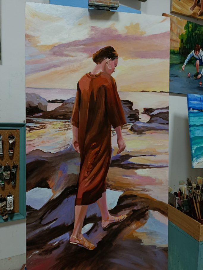 Caminando por la playa Caminando por la playa